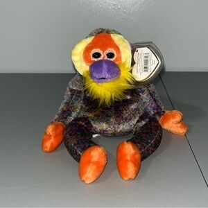3/25$(Mix) Beanie Baby "Bananas" the Monkey/Orangutan Retired 2000 NWT